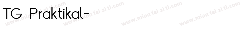 TG Praktikal字体转换